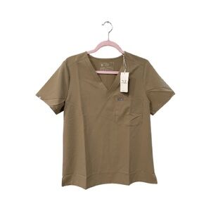 Figs Catrina Scrub Top Size Medium NWT, Barley